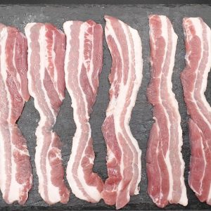 Dry Cured Unsmoked Streaky Bacon