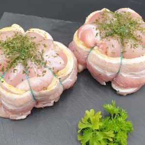 Small Chicken Parcel with sausage meat & stuffing