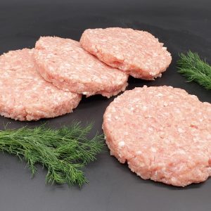 Smoked Hickory Pork Burgers